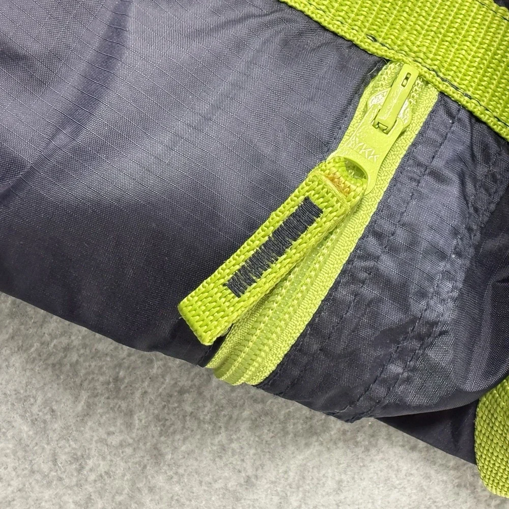 Y2K Gap Nylon Blue Green Duffle Gym Bag Overnight Weekend Travel Duffel Athletic